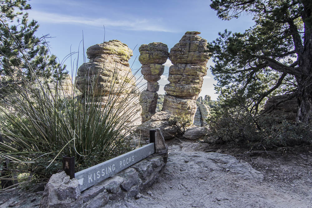 Die Kissing Rocks im Chiricahua National Monument